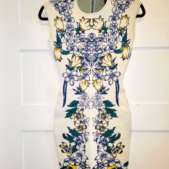 BCBG Ellena Tiger Lily Dress bodycon dress size XS - Picture 4 of 10